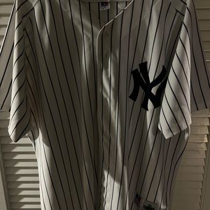 Authentic NY Yankees Tino Martinez home jersey. Size XXL 52
